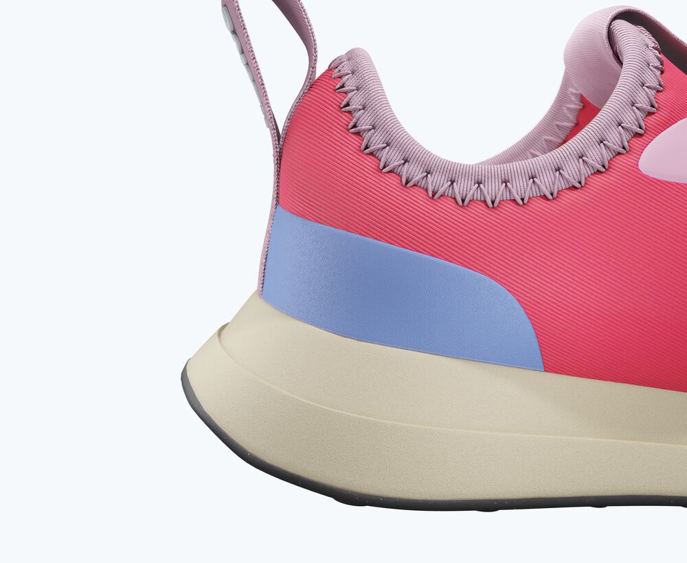 FLAMINGO PINK WITH OFF WHITE & JIFFY BLACK SOLE ROBBIE DASH SNEAKER