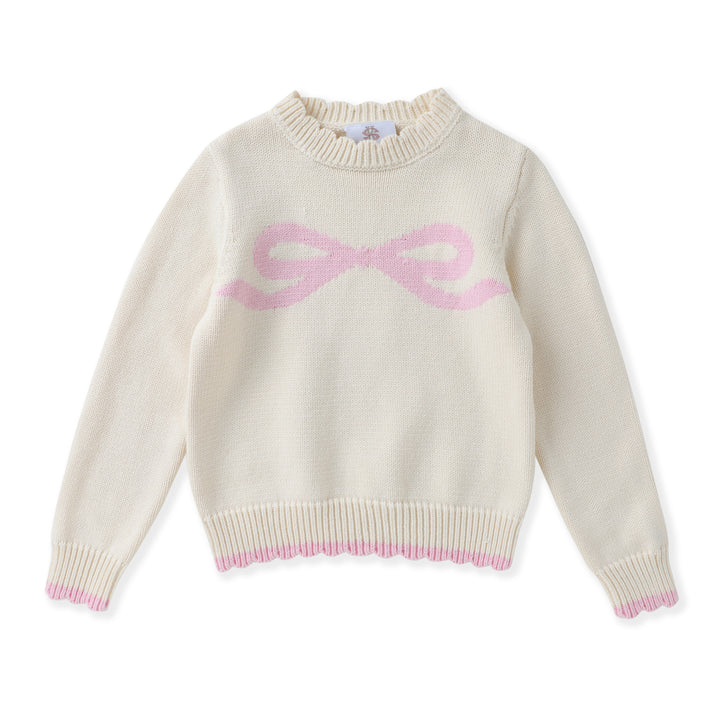 PINK BOW SWEATER