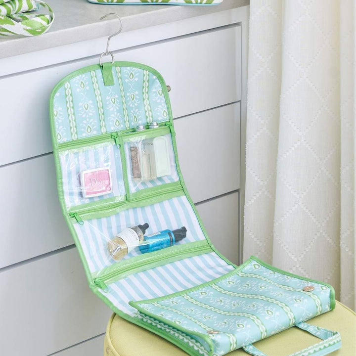 ROSEMARY STRIPE BLUE HANGING TRAVEL CASE