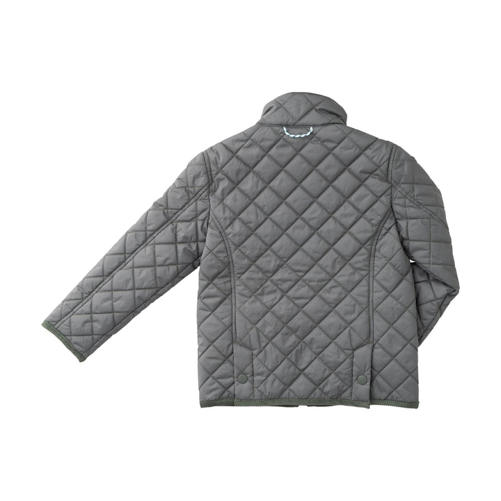 Quilted jacket on a white background