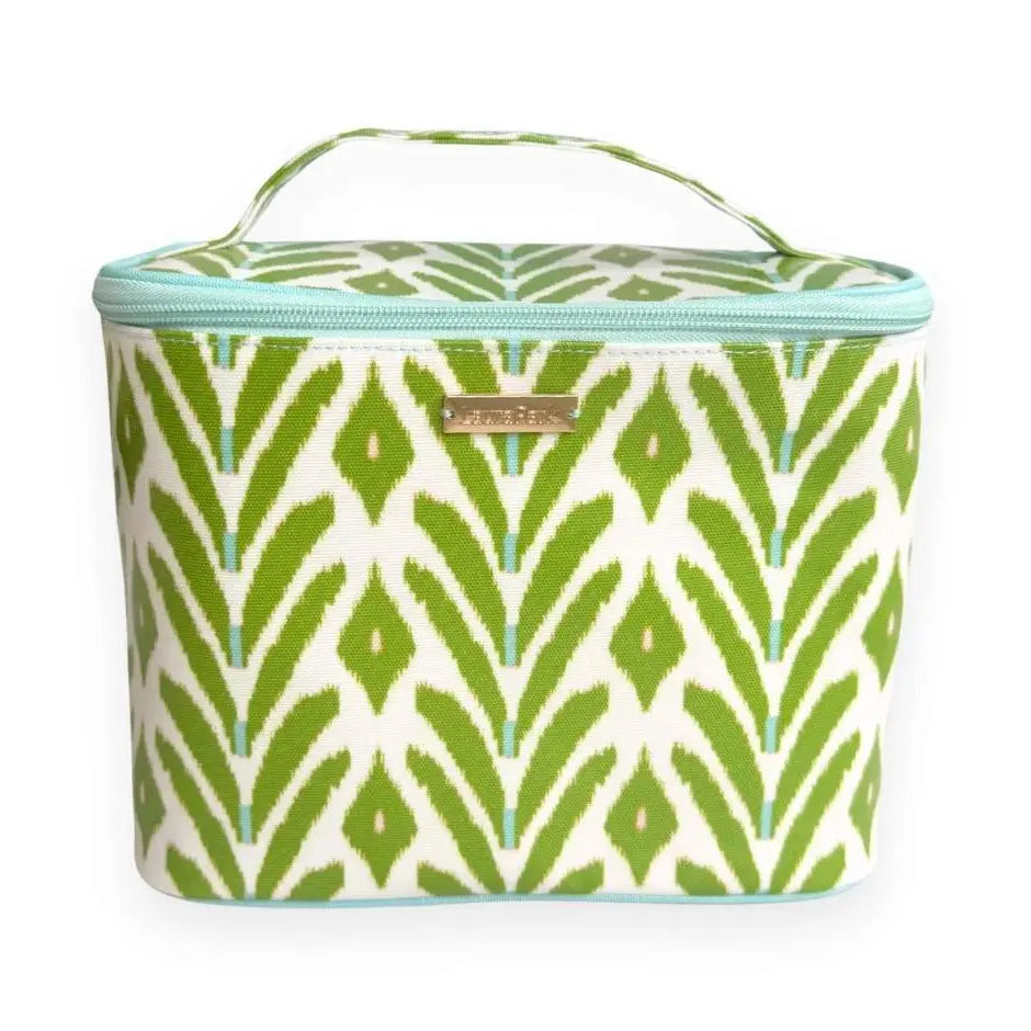 PETITE FROND GREEN TRAIN CASE