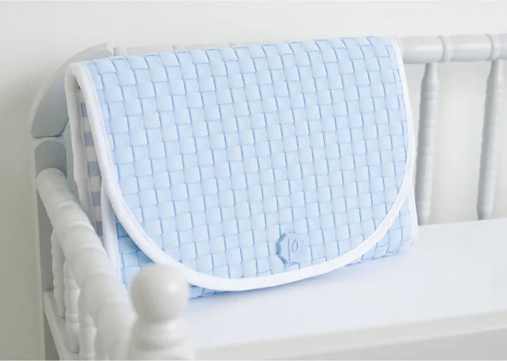 BUCKHEAD BLUE GINGHAM PRET CHANGING CLUTCH