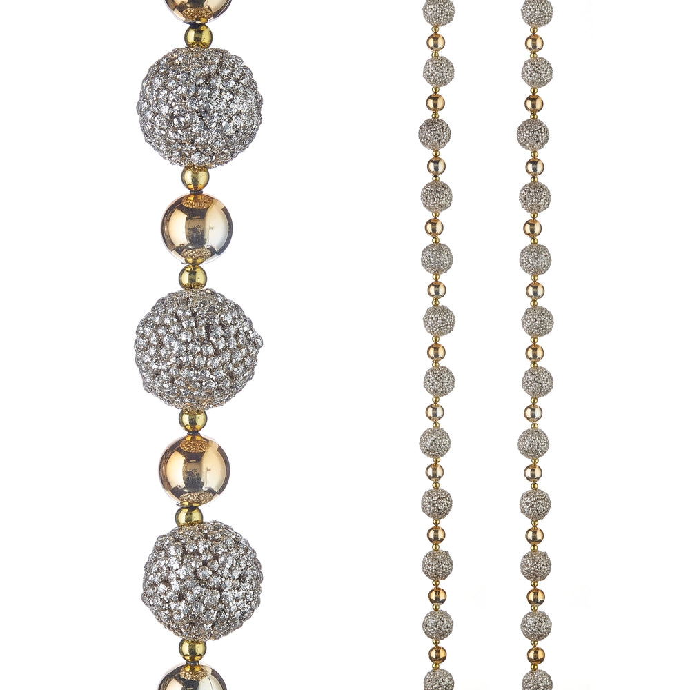 silver and gold garland 