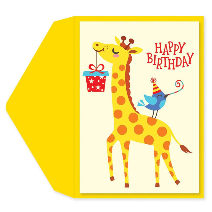 GIRAFFE BIRTHDAY CARD
