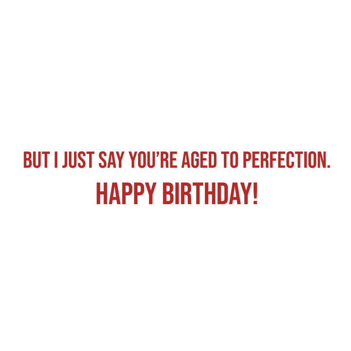 OLD FASHIONED BIRTHDAY CARD