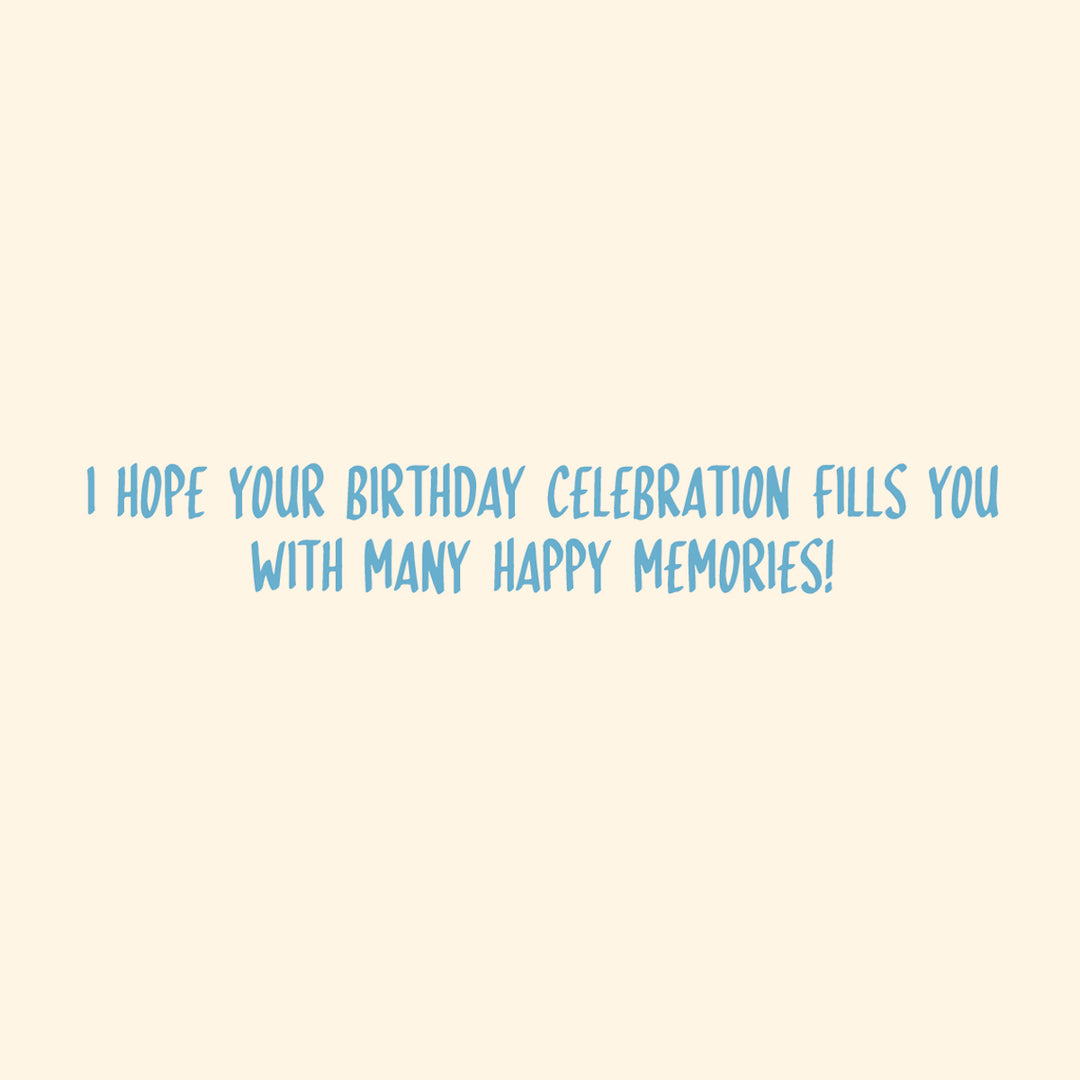 BRIGHT FLOWERS RAINBOW BIRTHDAY CARD