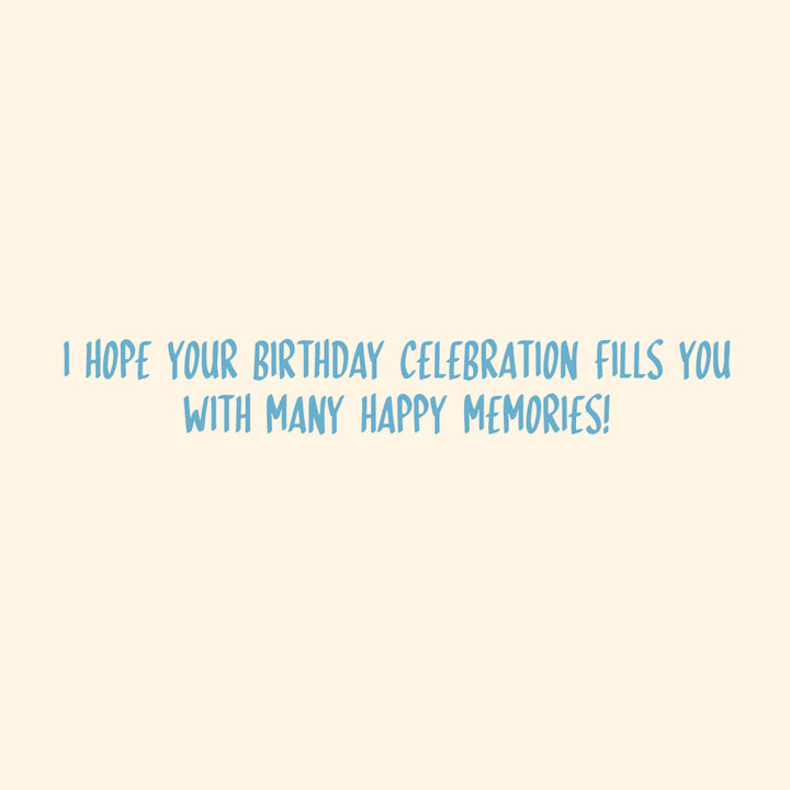 BRIGHT FLOWERS RAINBOW BIRTHDAY CARD