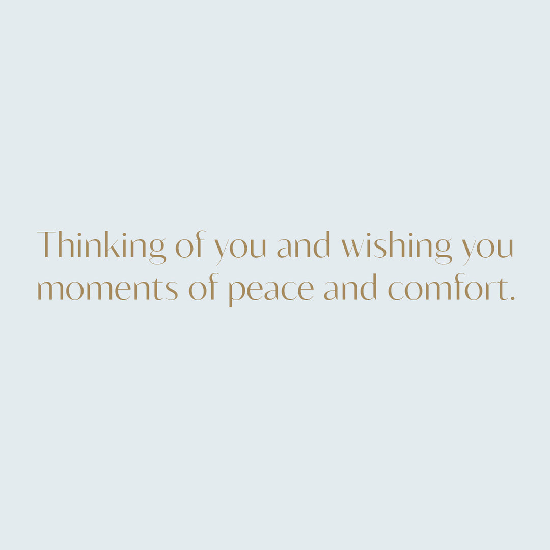 WATERCOLOR PEACE SYMPATHY CARD