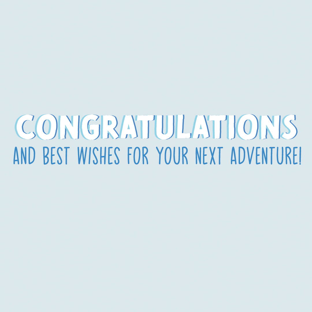 BANNERS CONGRATULATIONS GREETING CARD
