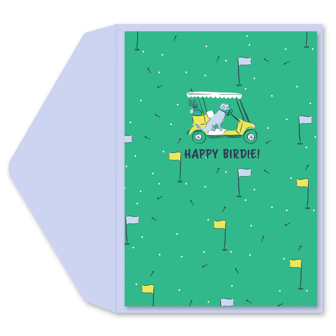 GOLF BIRTHDAY GREETING CARD