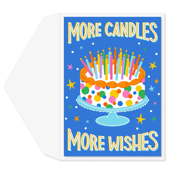 MORE CANDLES & WISHES BIRTHDAY GREETING CARD