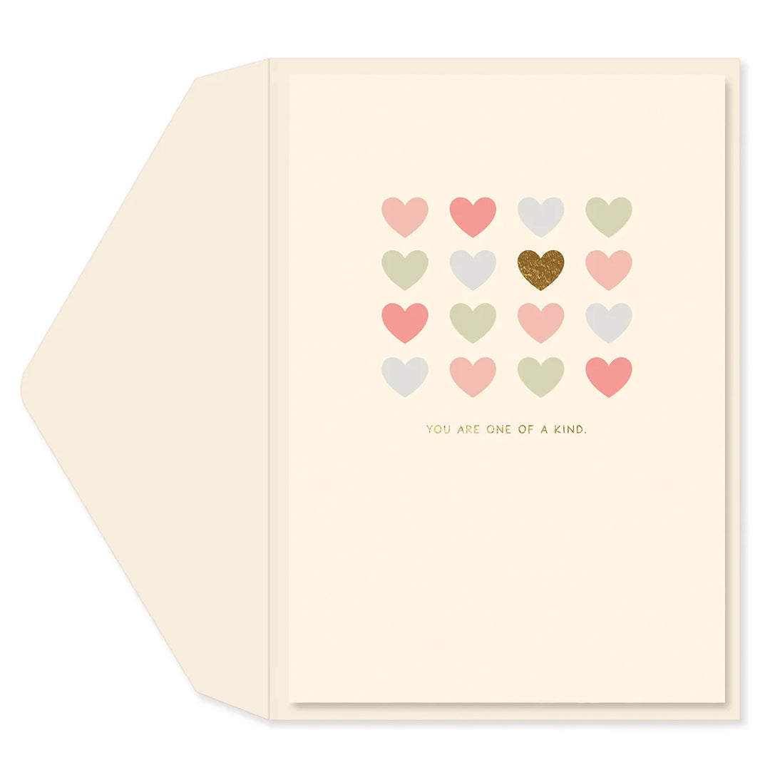 HEARTS ONE OF A KIND FRIENDSHIP CARD