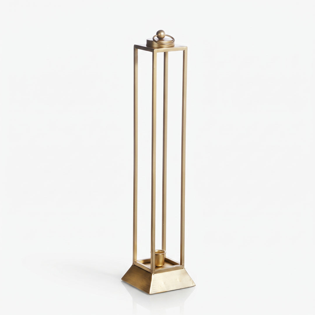GOLD LANTERN TAPLE HOLDER