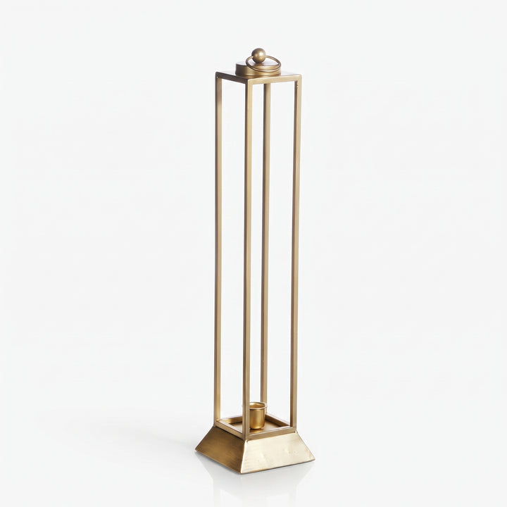 GOLD LANTERN TAPLE HOLDER