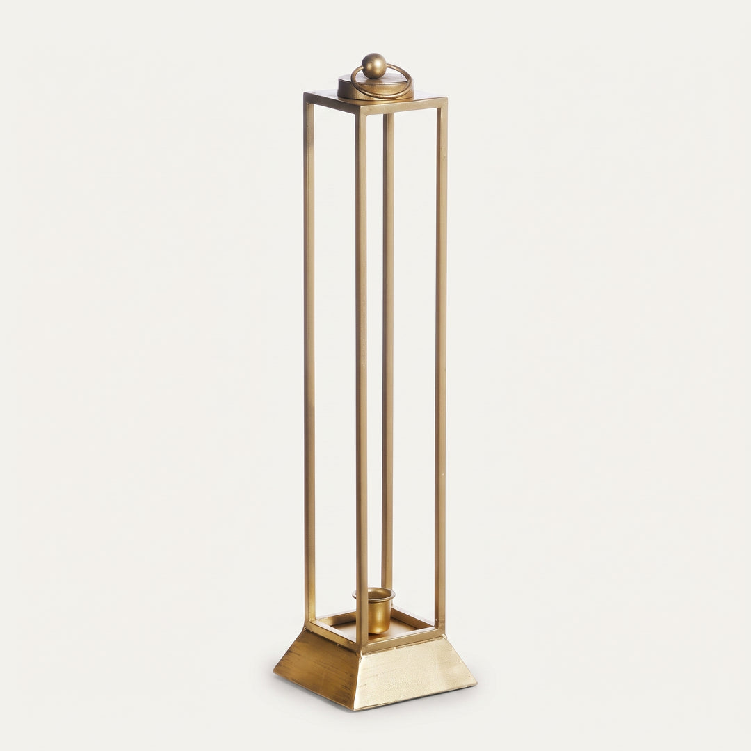GOLD LANTERN TAPLE HOLDER