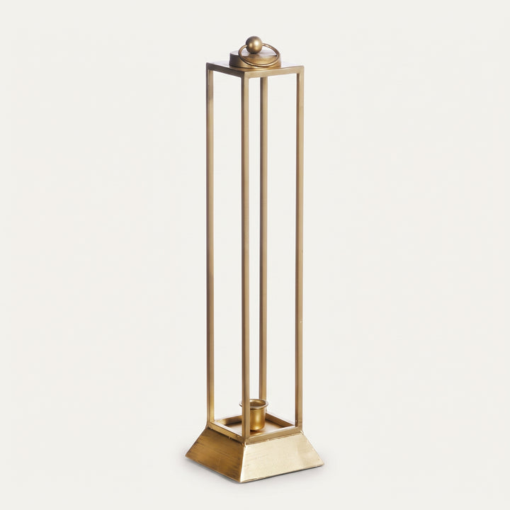 GOLD LANTERN TAPLE HOLDER
