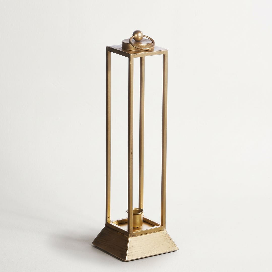 GOLD LANTERN TAPLE HOLDER