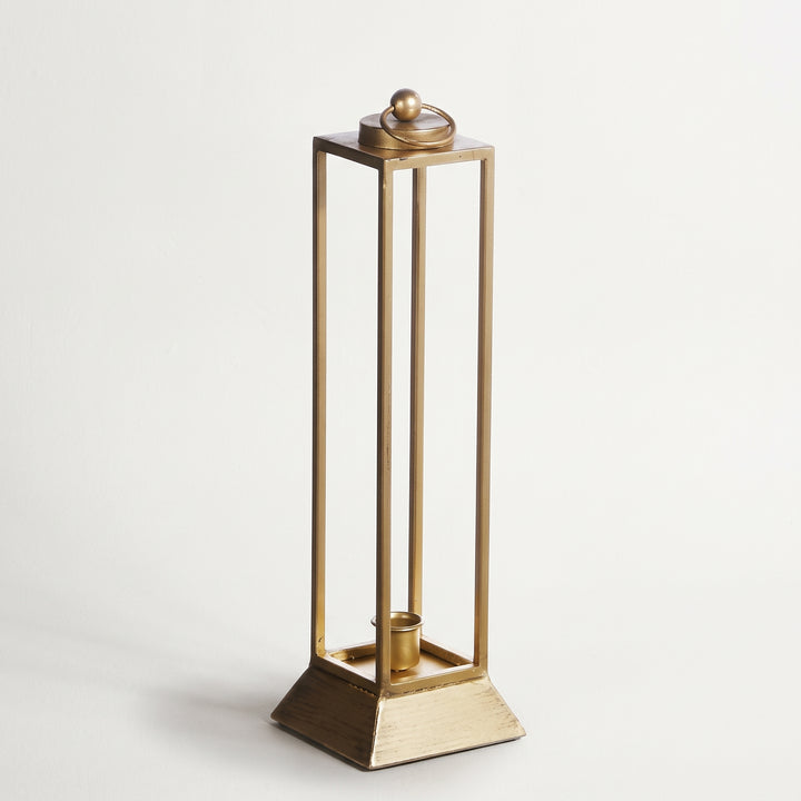 GOLD LANTERN TAPLE HOLDER