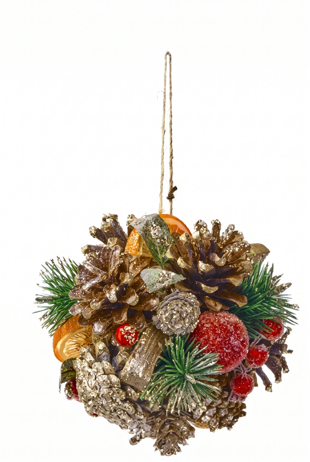 Southern Fruit Pinecone &amp; Berry Ball