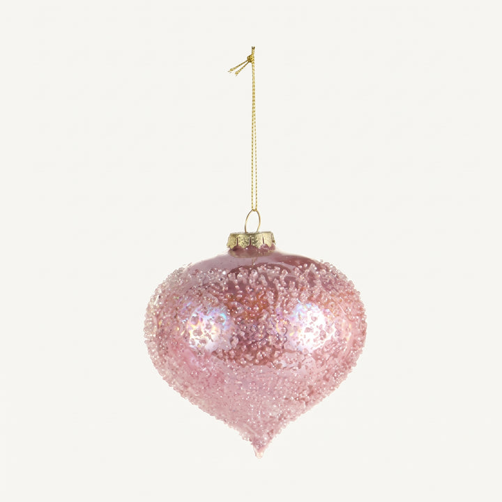 LIGHT PINK BEADED ORNAMENT