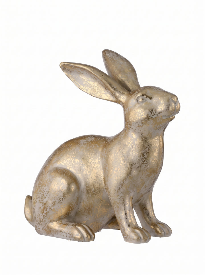 CHAMPAGNE GOLD BUNNY DECOR