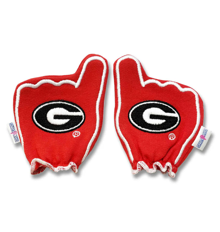 Georgia Fanmitts – UGA Bulldogs Game Day Spirit Wear Baby Mittens | Walker Boutique