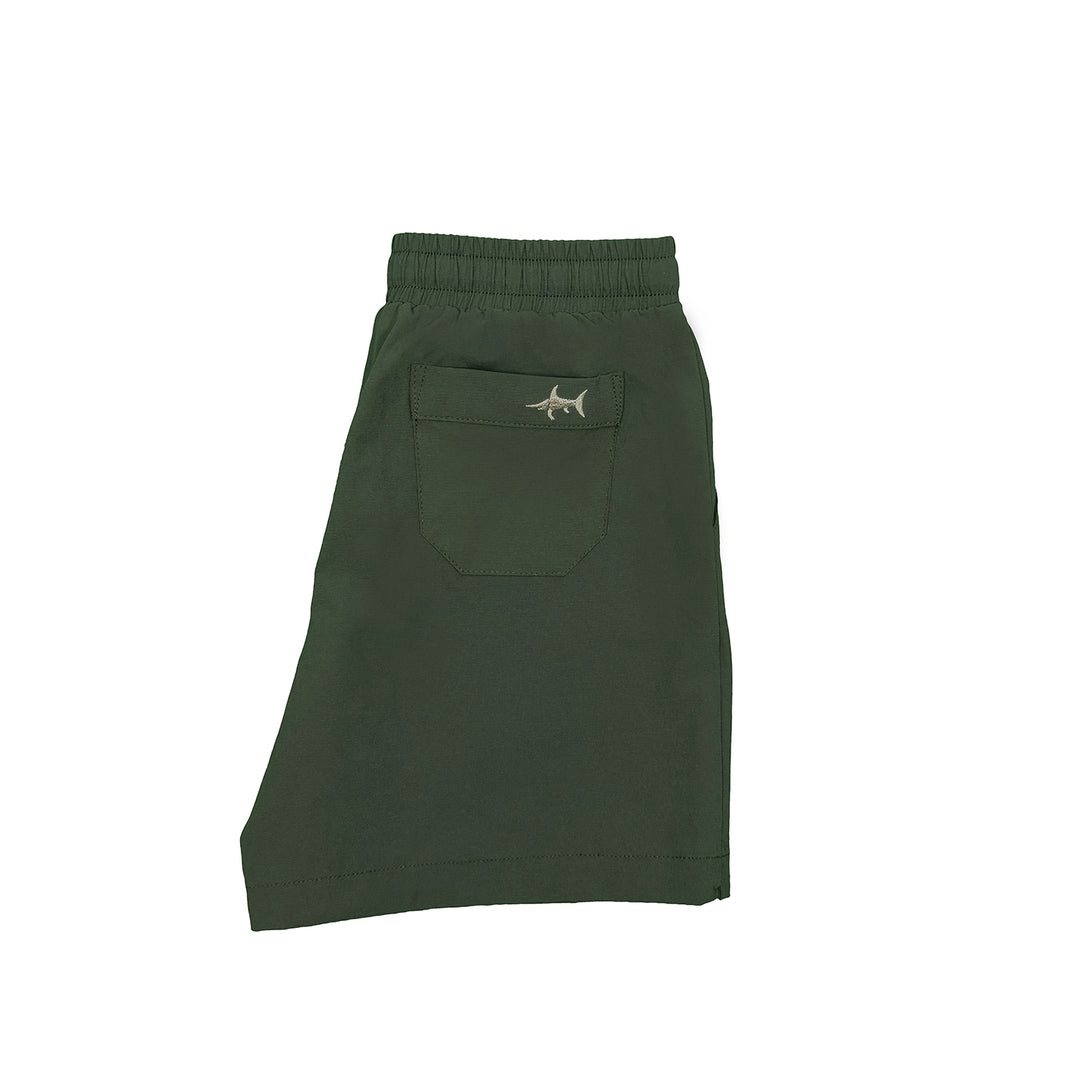 GREEN TOPSAIL PERFORMANCE SHORTS