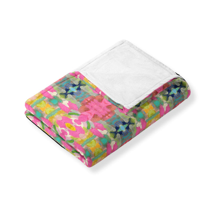 PINK PARADISE FLEECE BLANKET