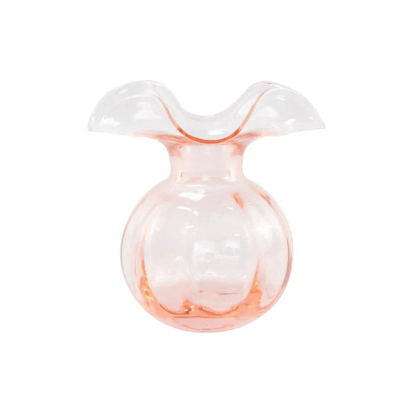 HIBISCUS GLASS PINK GLASS BUD VASE