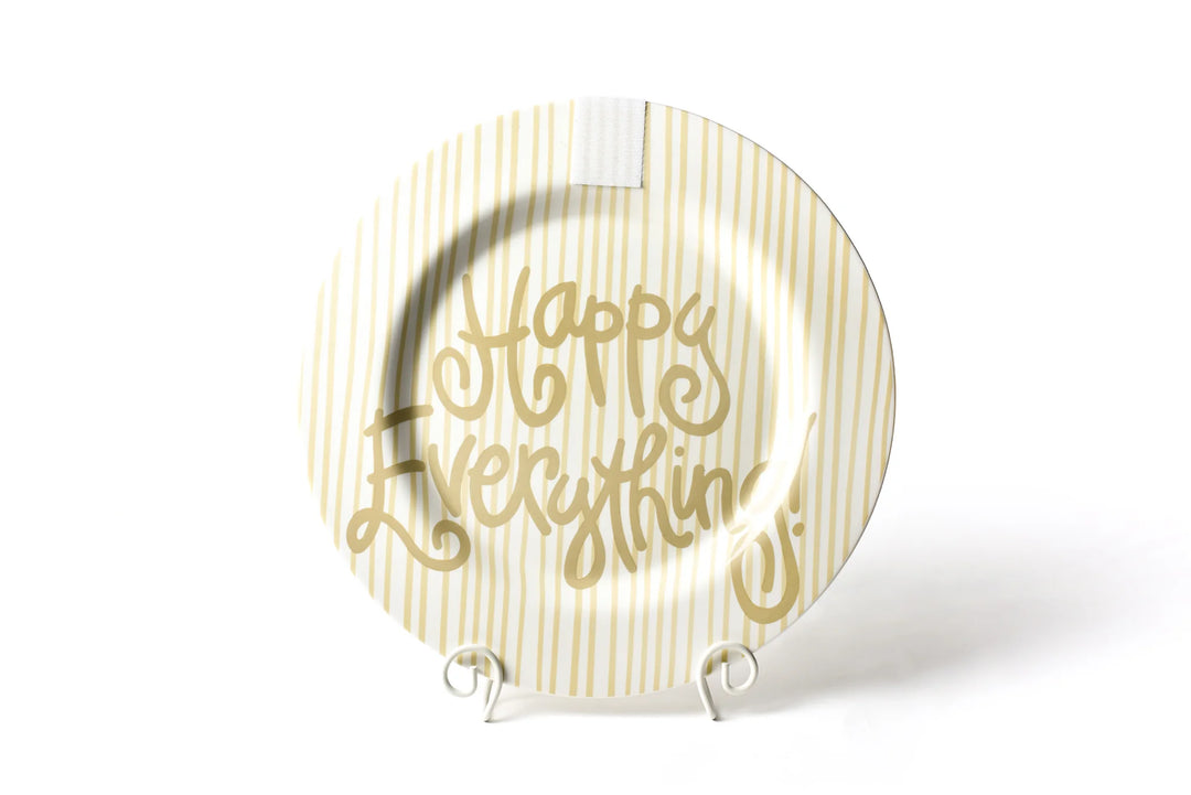 STRIPED NEUTRAL HAPPY EVERYTHING PLATTER