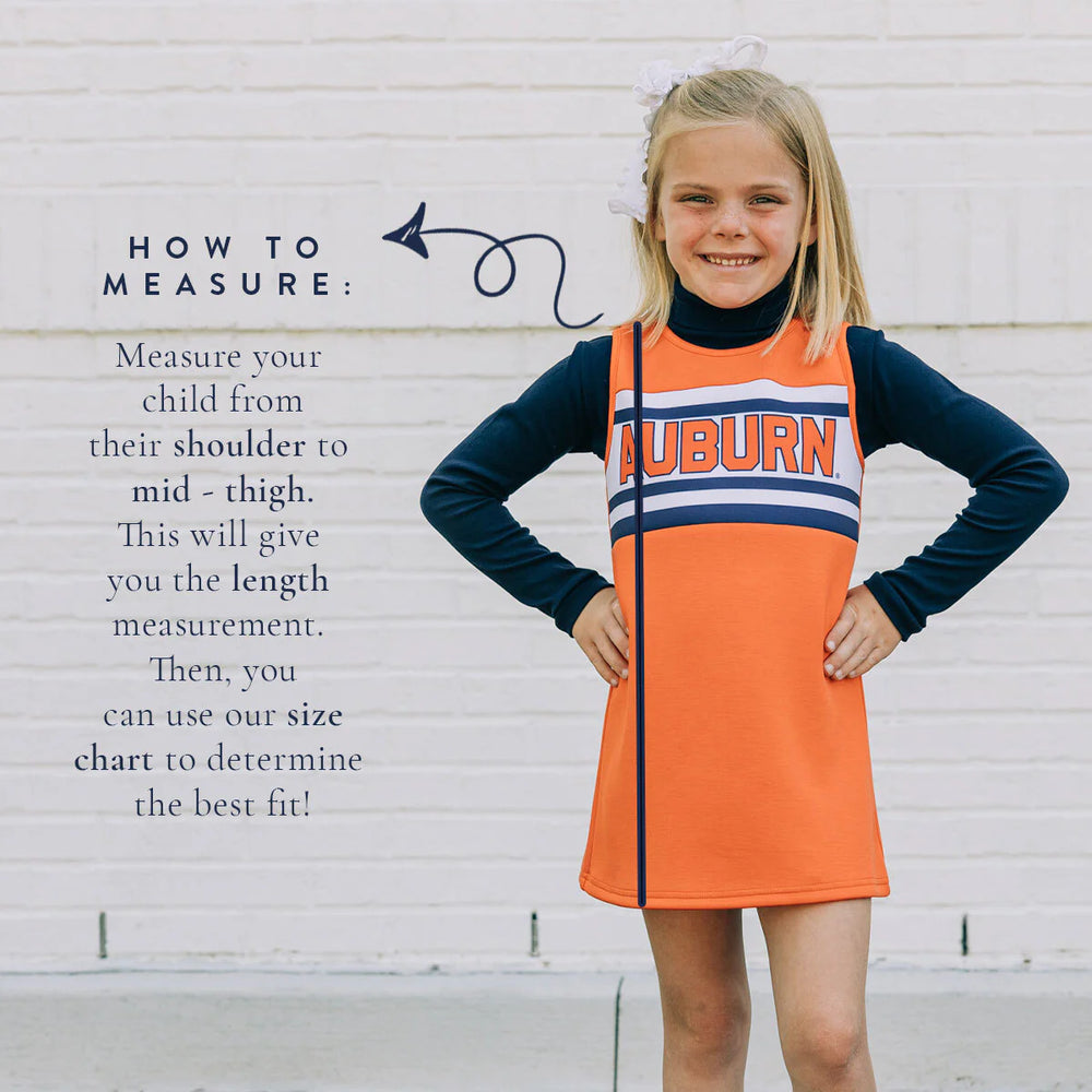 Georgia Southern Cheer Dress – Navy and White Game Day Outfit for Girls | Walker Boutique