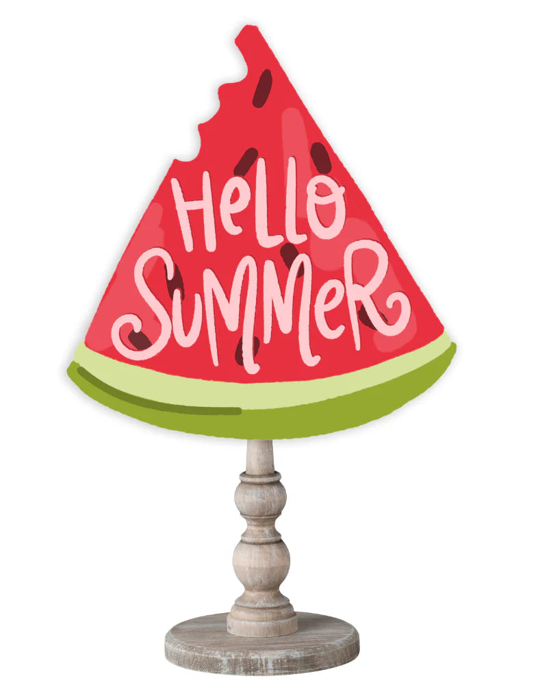 HELLO SUMMER WATERMELON TOPPER