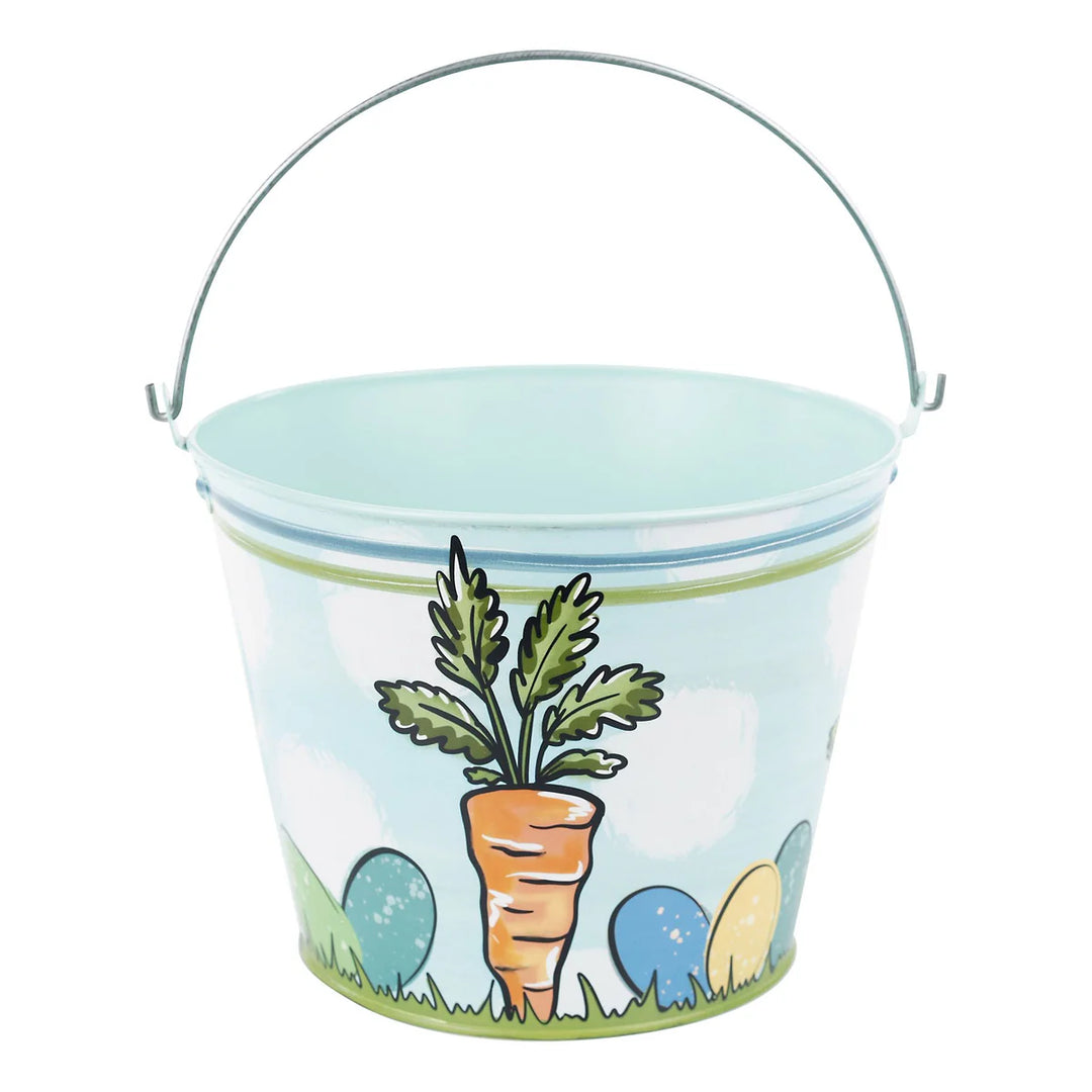 BLUE RABBIT EASTER EGG PAIL