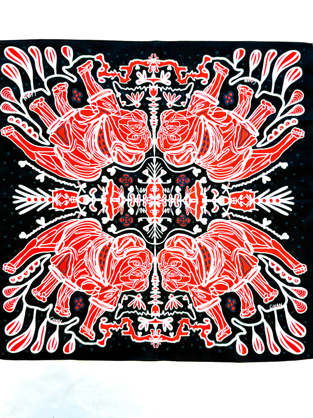 GEORGIA BULLDOG GAME DAY SCARF
