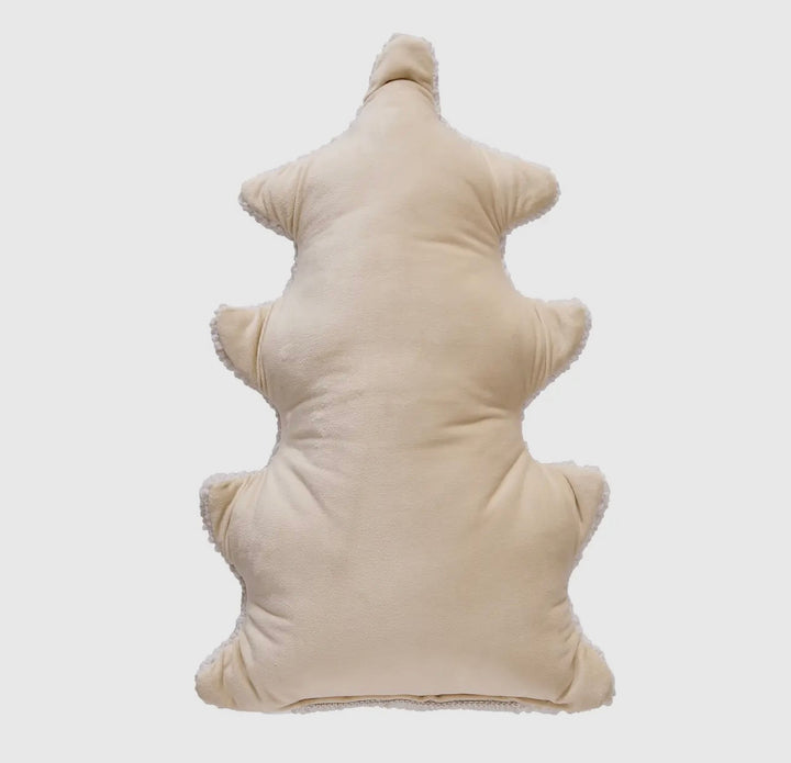 PAGODA SHAPED THROW PILLOW
VELVET BACKING