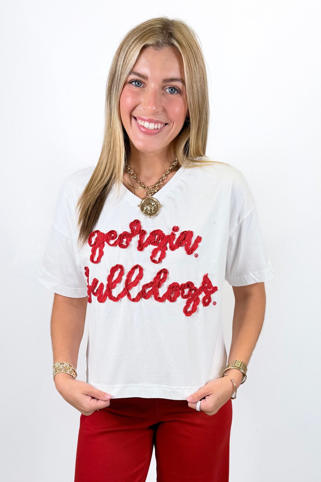 THE RALLY SCRIPT TEE | GEORGIA