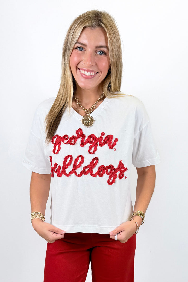 THE RALLY SCRIPT TEE | GEORGIA