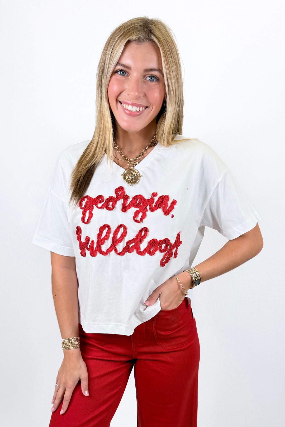 THE RALLY SCRIPT TEE | GEORGIA