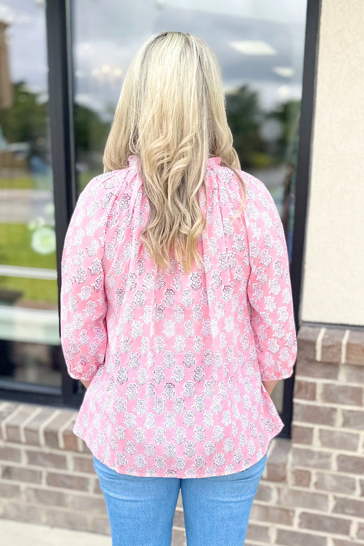 PINK MEADOW HAYMAN BLOUSE