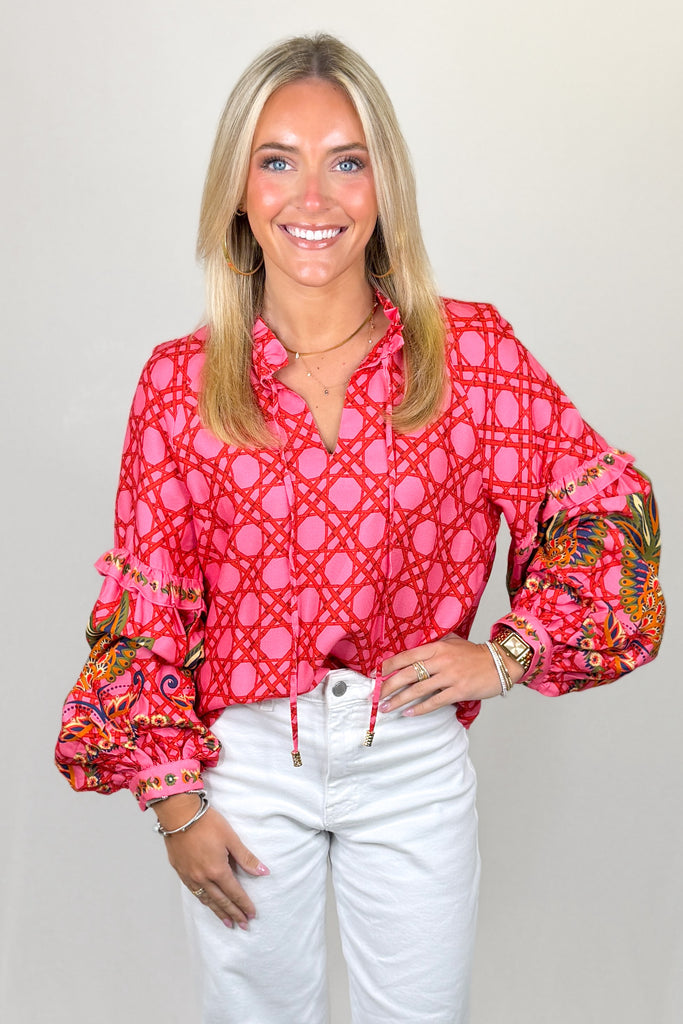 EMILY LOVELOCK: EMMA BLOUSE | THRIFT PINK – Walker Boutique