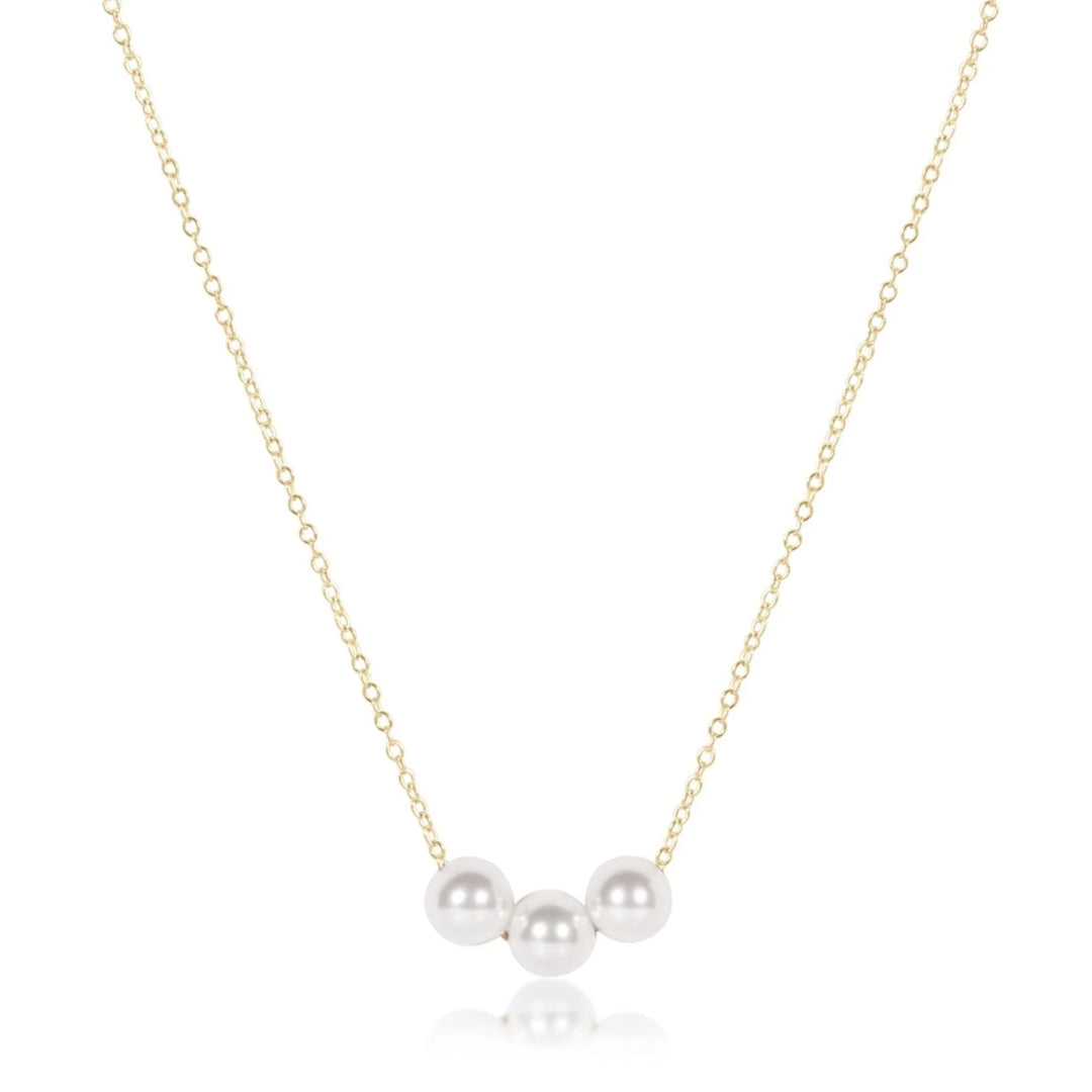 16" Necklace Gold - Joy Pearl | Enewton Beaded Jewelry | Walker Boutique