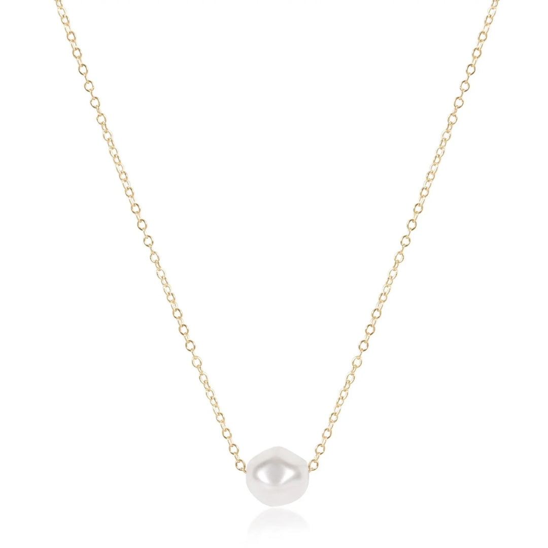 16" Necklace Gold - Admire Pearl | Enewton Beaded Jewelry | Walker Boutique