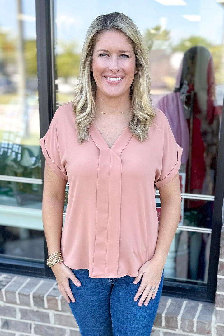 SIENNA VNECK BLOUSE