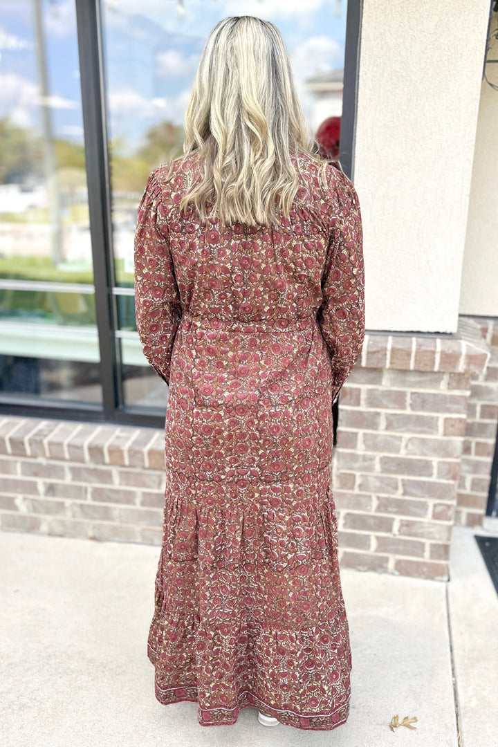 VICTORIA DUNN: SHILOH DRESS | APPLE CINNAMON