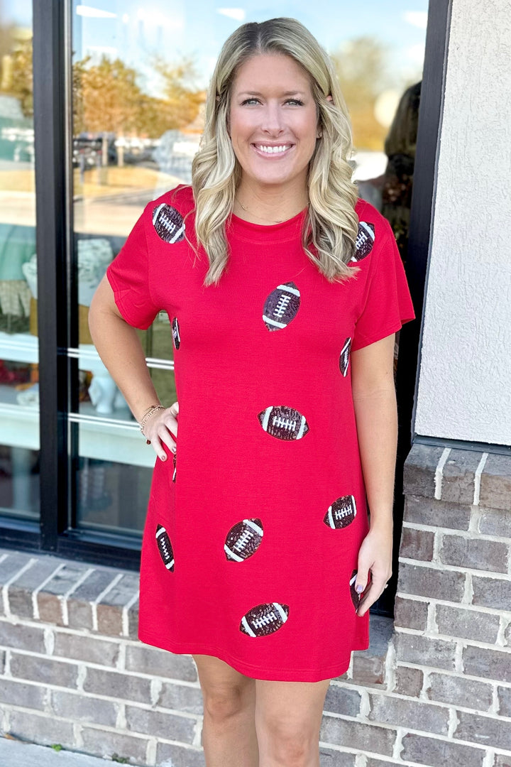 RED & BLACK ANNA DRESS