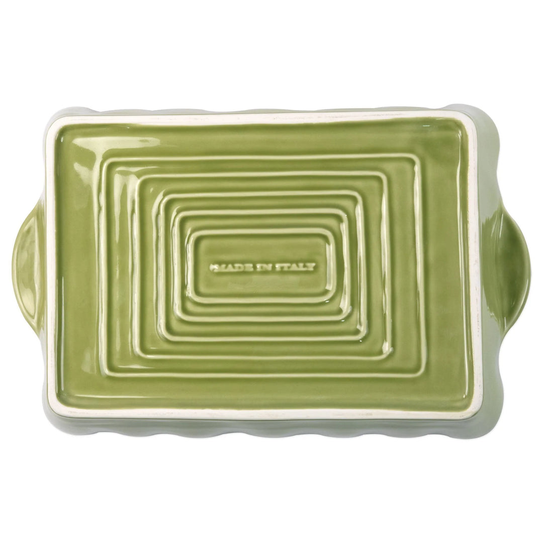 GREEN RECTANGULAR ITALIAN BAKER