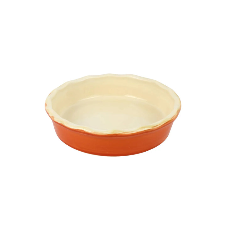 ORANGE ITALIAN BAKERS PIE DISH