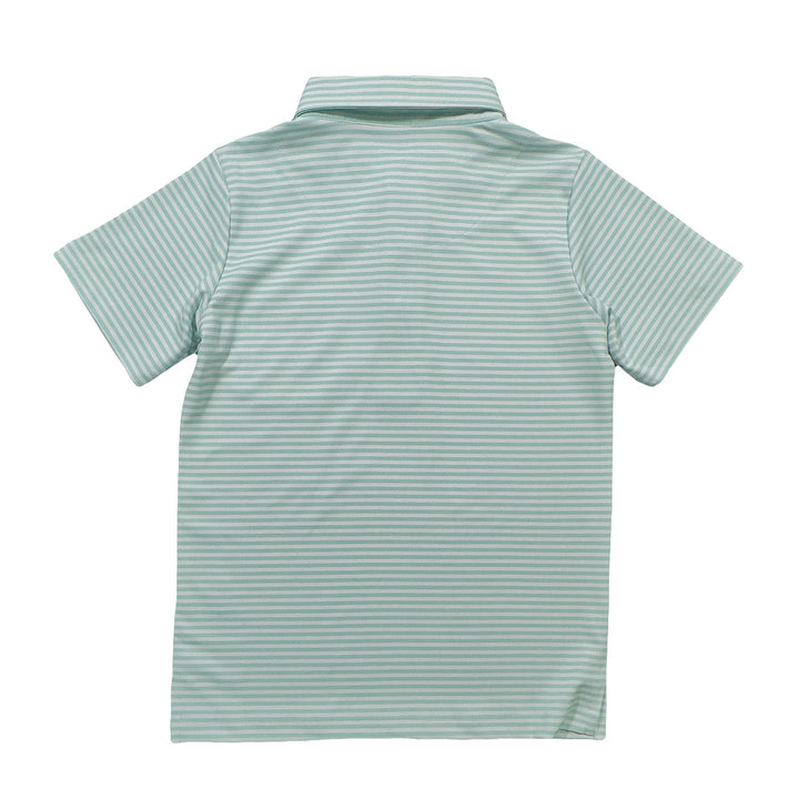 OCEAN WAVE STRIPE INSHORE PERFORMANCE POLO