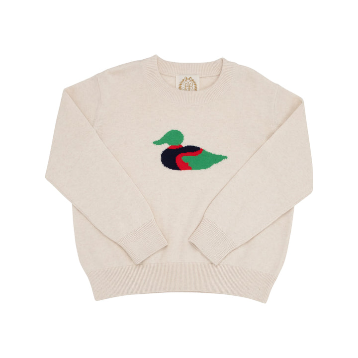 DUCK ISAACS INTARSIA SWEATER