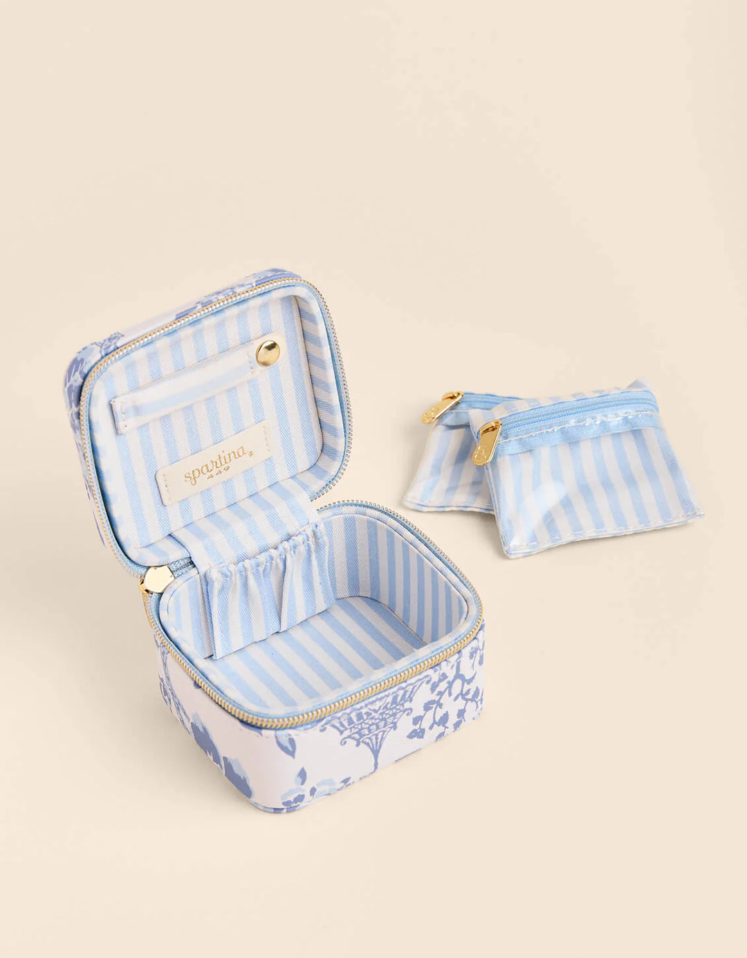 GARDEN TOILE STOW & GO JEWELRY TRAVEL CASE